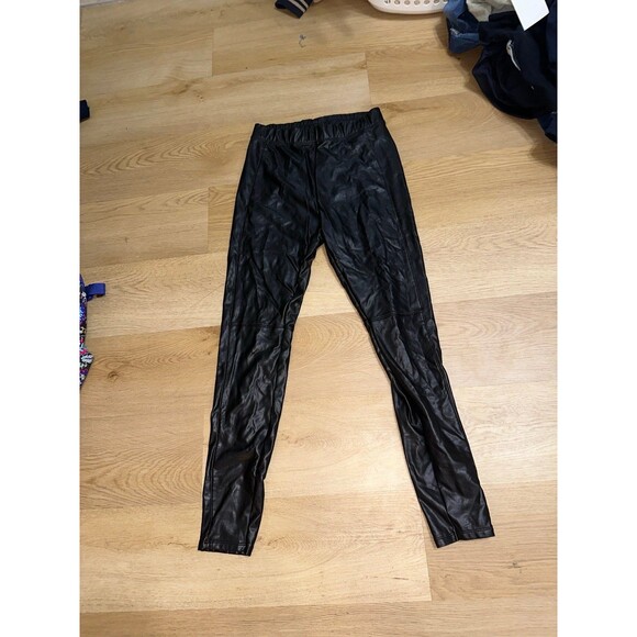 Express faux leather black leggings - Picture 2 of 4